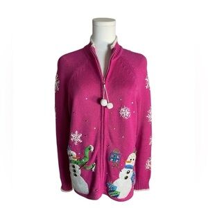 Heirloom Collectibles Vintage Grandma Snowman Sweater